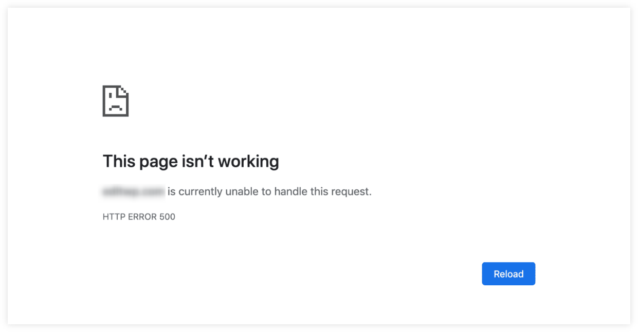 Website Downtime